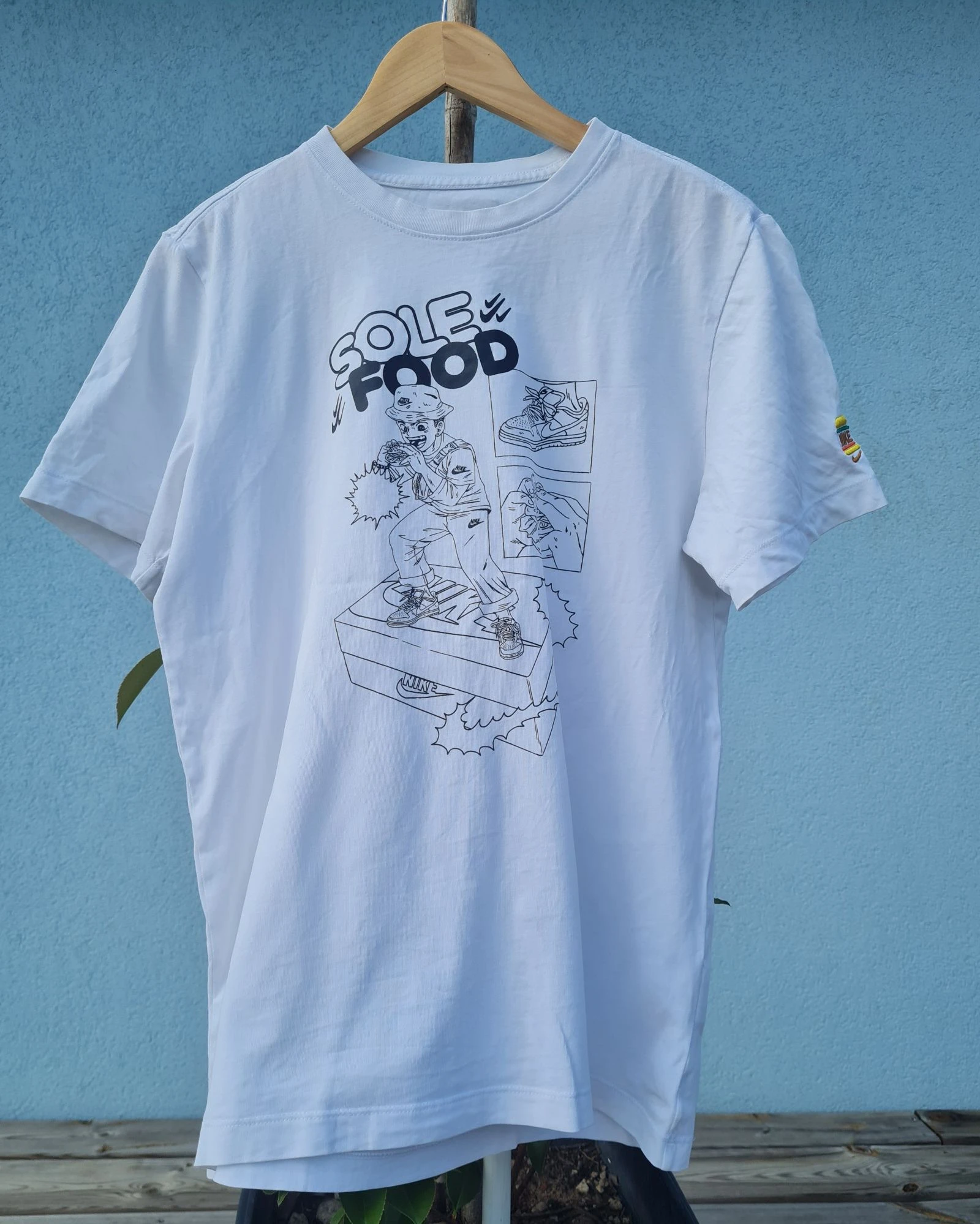 Camiseta blanca sole food 🌺 Nike talla M / 38 – photo 2